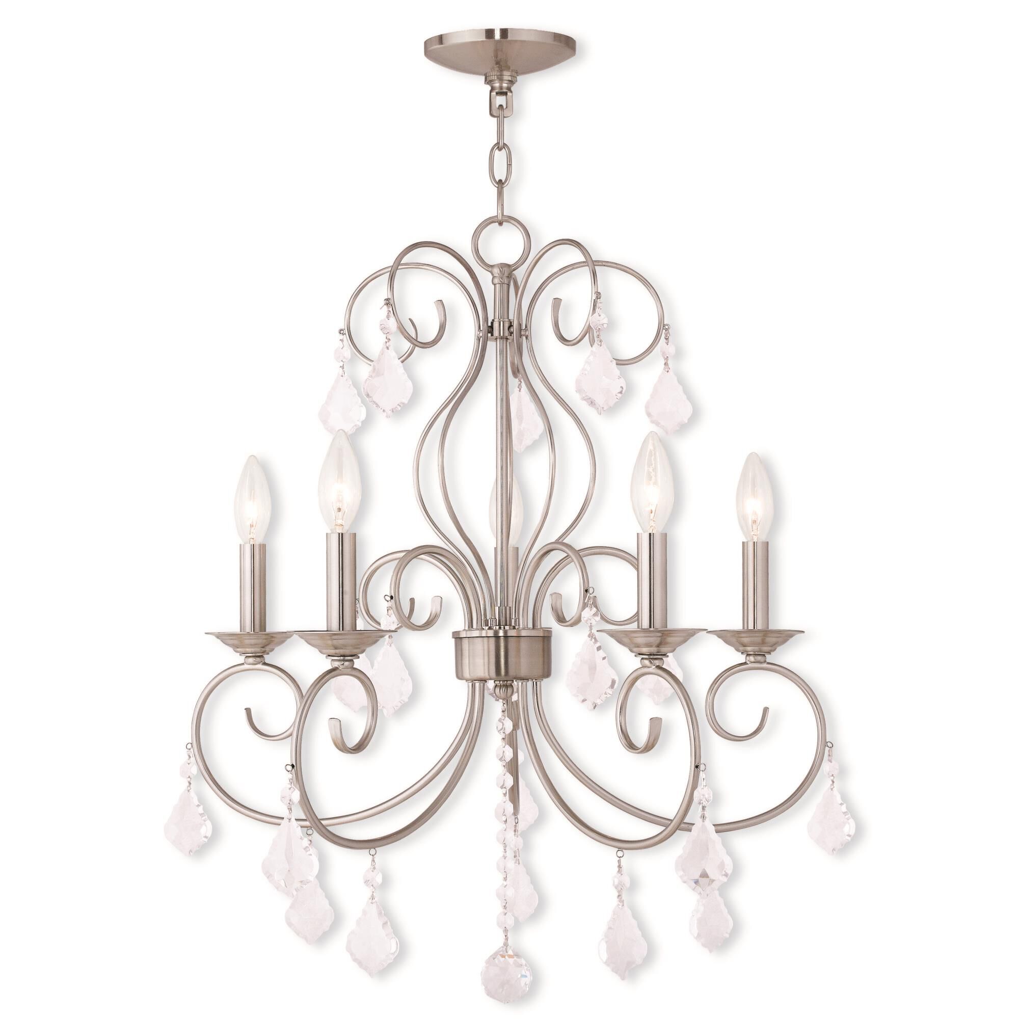 Donatella 22 Inch 5 Light Chandelier by Livex Lighting